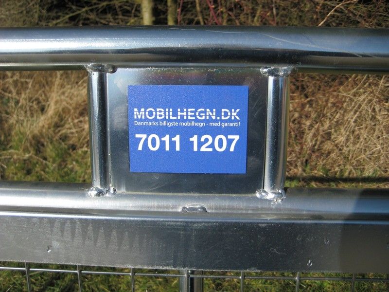 Smart mobilhegn som et nemt at sætte op og tage ned igen